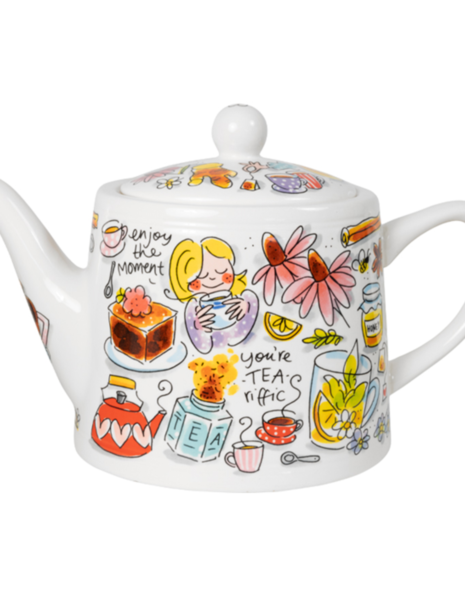 Blond Amsterdam Theepot 1.5L You're Tea-riffic - Blond Amsterdam