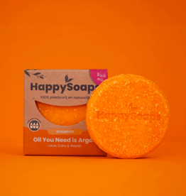 HappySoaps Shampoo Bar Oil You Need is Argan 70gram - HappySoaps