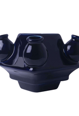 Heinen Delfts Blauw Tulpenvaas Stapelgekte d. Blauw Midden 10cm - Heinen Delfts Blauw