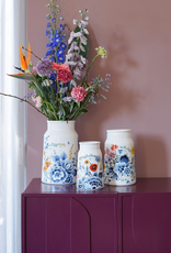 Heinen Delfts Blauw Melkbusvaas Wildbloemen Bloemen Oase - Heinen Delfts Blauw