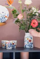 Heinen Delfts Blauw Melkbusvaas Wildbloemen Bloemen Oase - Heinen Delfts Blauw