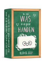 Studio Schatkist Blok Zeep "Bij jou Was ik in goede handen" (schoolbord)