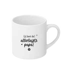 Zoedt Witte mok met tekst - 'Jij bent de allerliefste papa!' - Zoedt