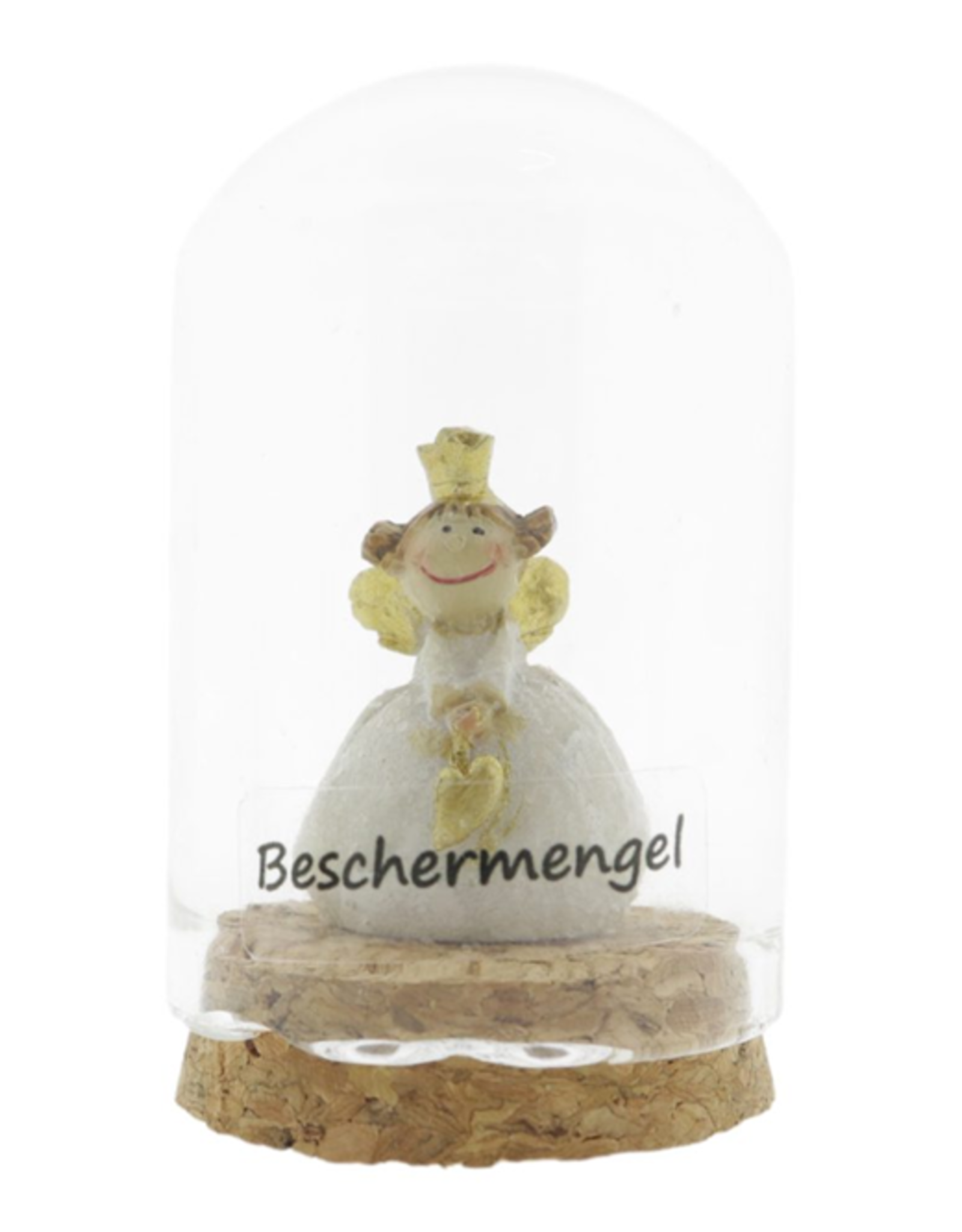 Kleine Bescherm Engel in een Stolp