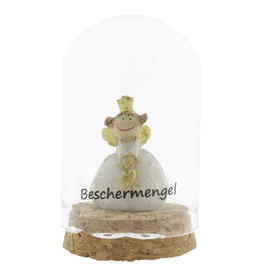 Kleine Bescherm Engel in een Stolp