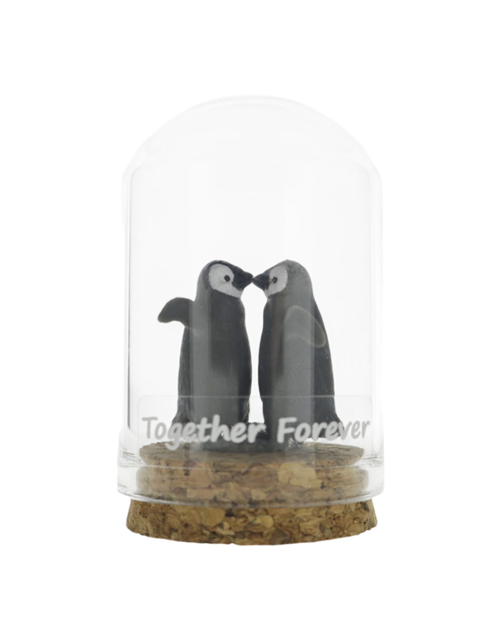 Pinguïns in Stolpje "Together Forever" 6x4,5cm