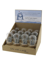 Pinguïns in Stolpje "Together Forever" 6x4,5cm