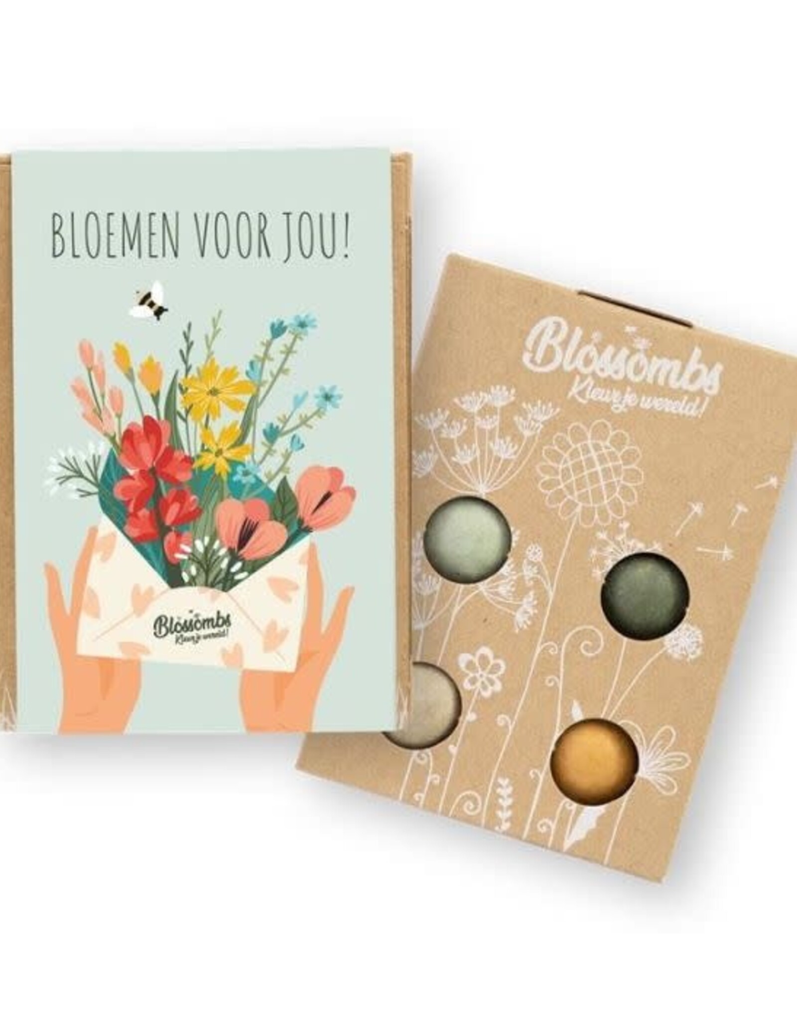 Bloembommetjes Giftbox mini "Bloemen voor jou" - Blossombs