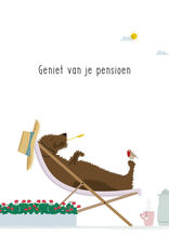 Geniet van je Pensioen - Wenskaart Frits