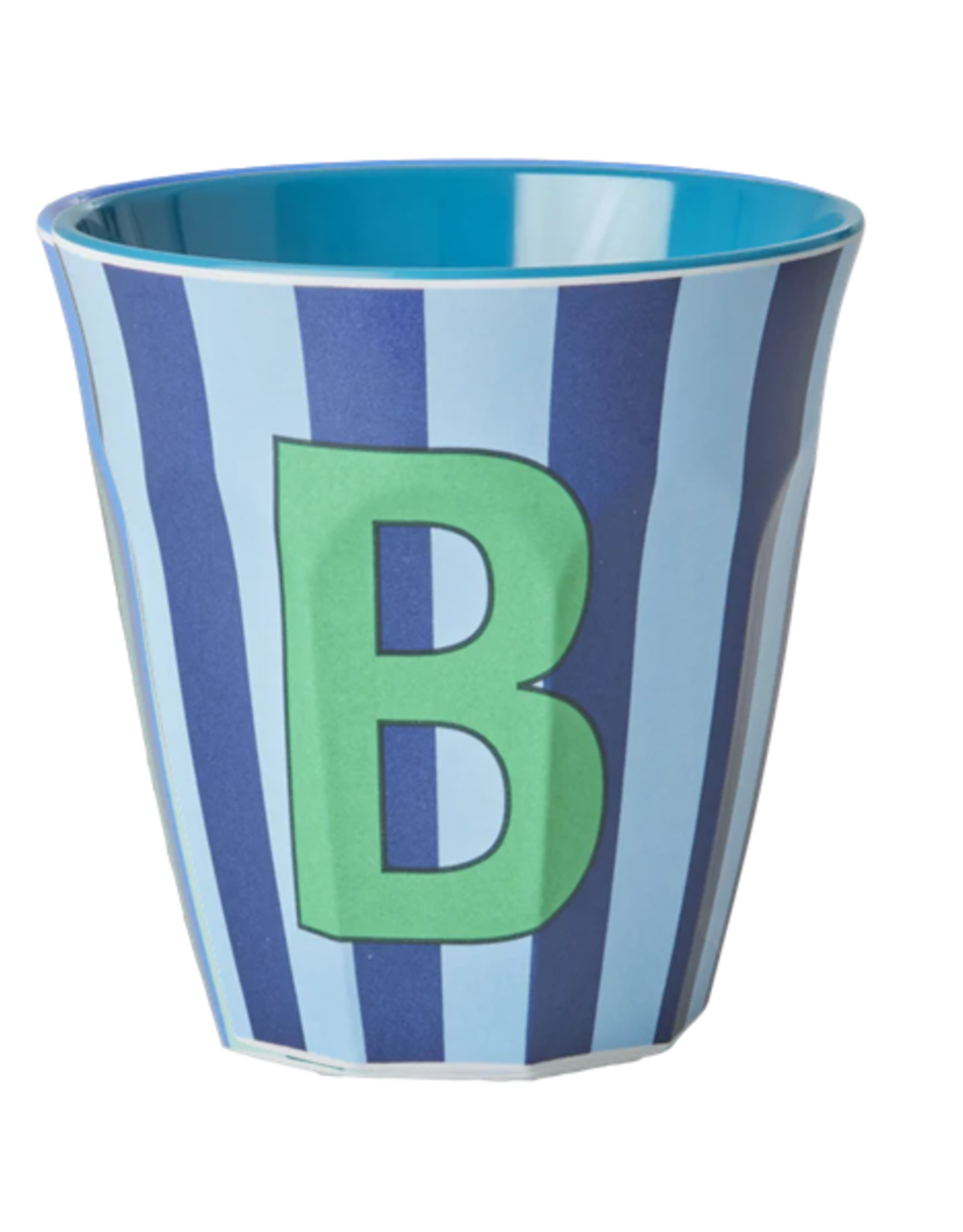 Rice Beker Melamine Strepen Letter B - Rice