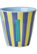 Rice Beker Melamine Strepen Letter I - Rice