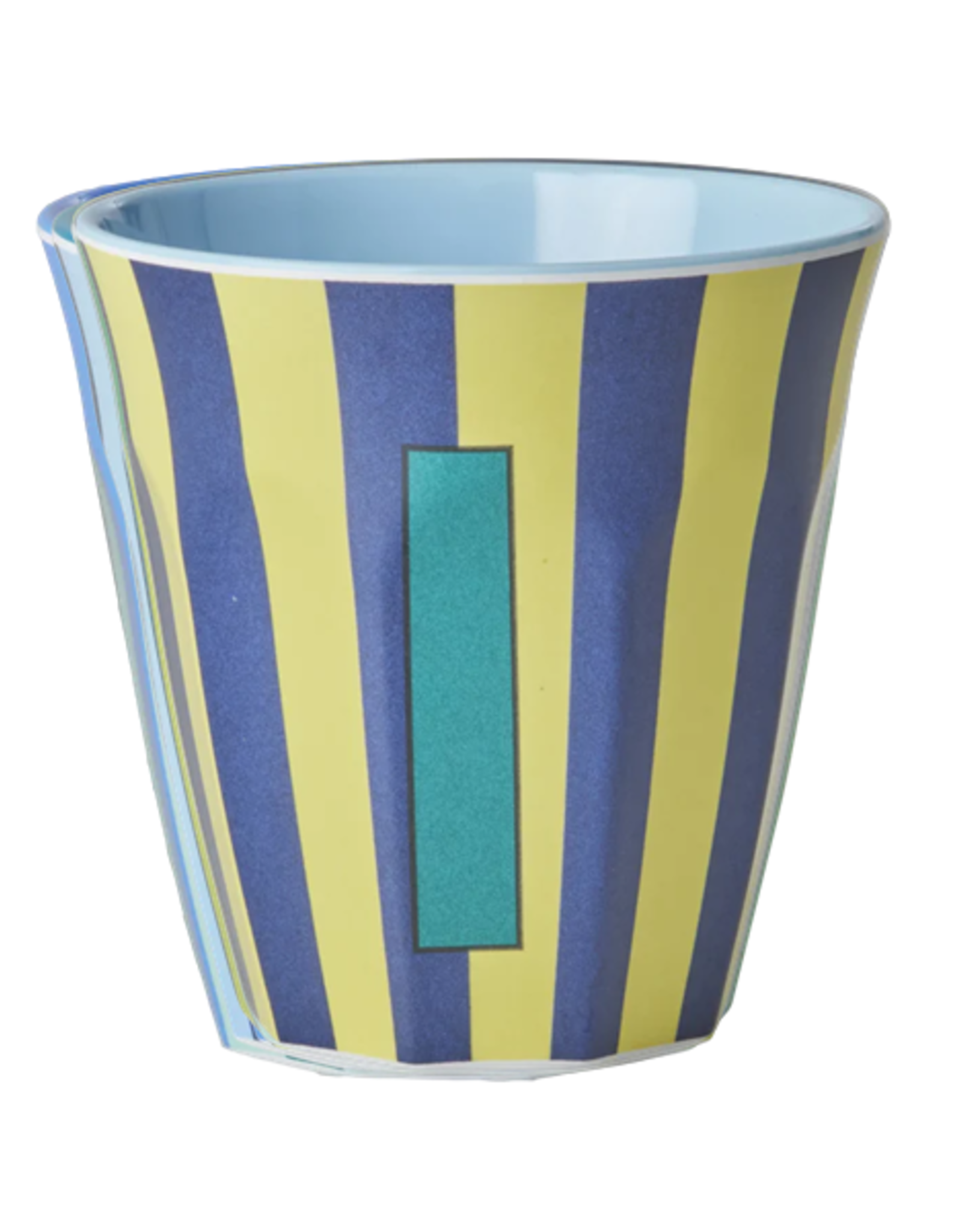 Rice Beker Melamine Strepen Letter I - Rice
