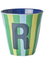 Rice Beker Melamine Strepen Letter R - Rice