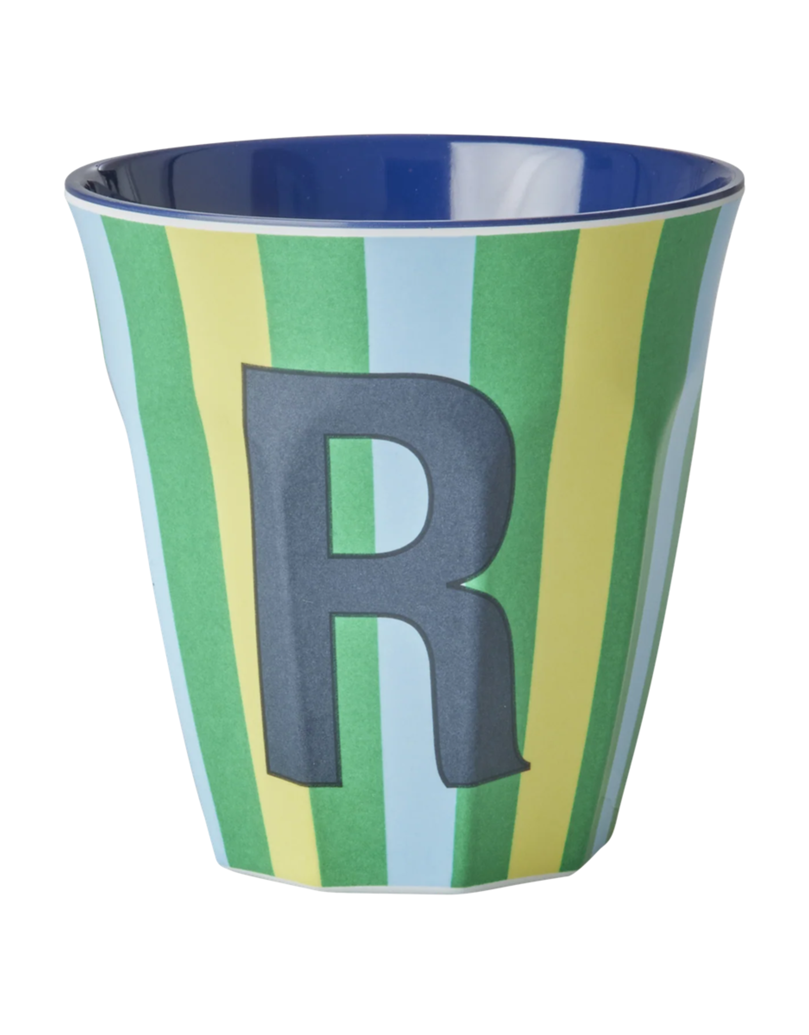 Rice Beker Melamine Strepen Letter R - Rice