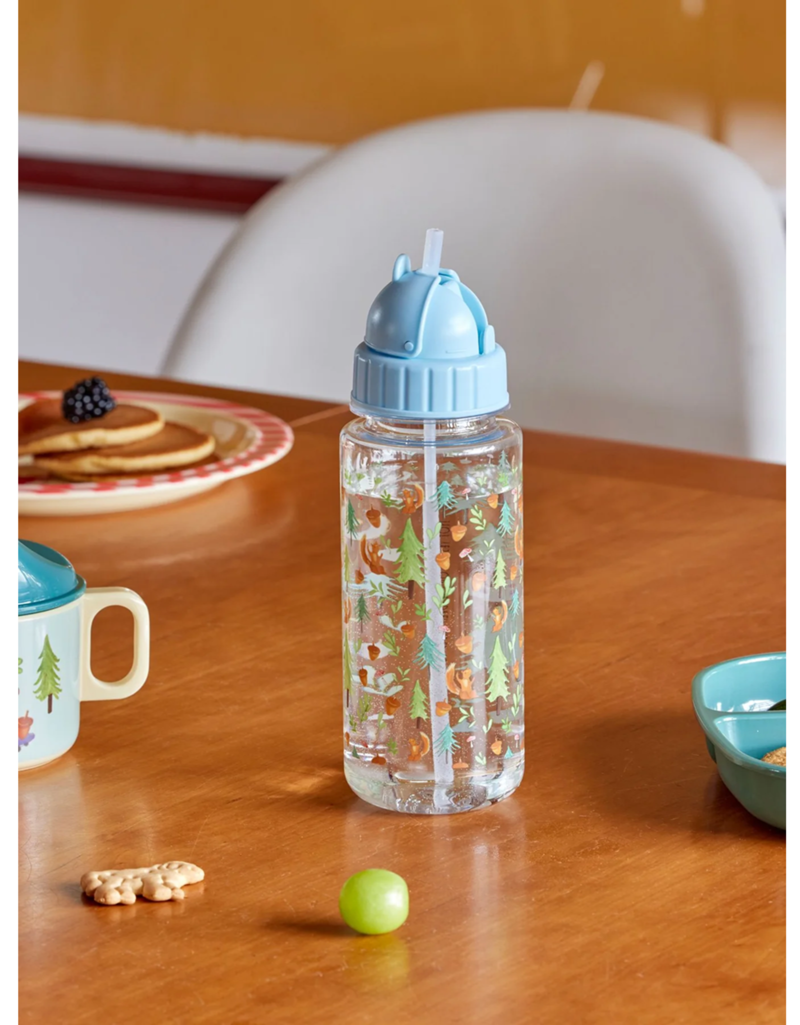 Rice Drinkfles Happy Forest blauw - Rice