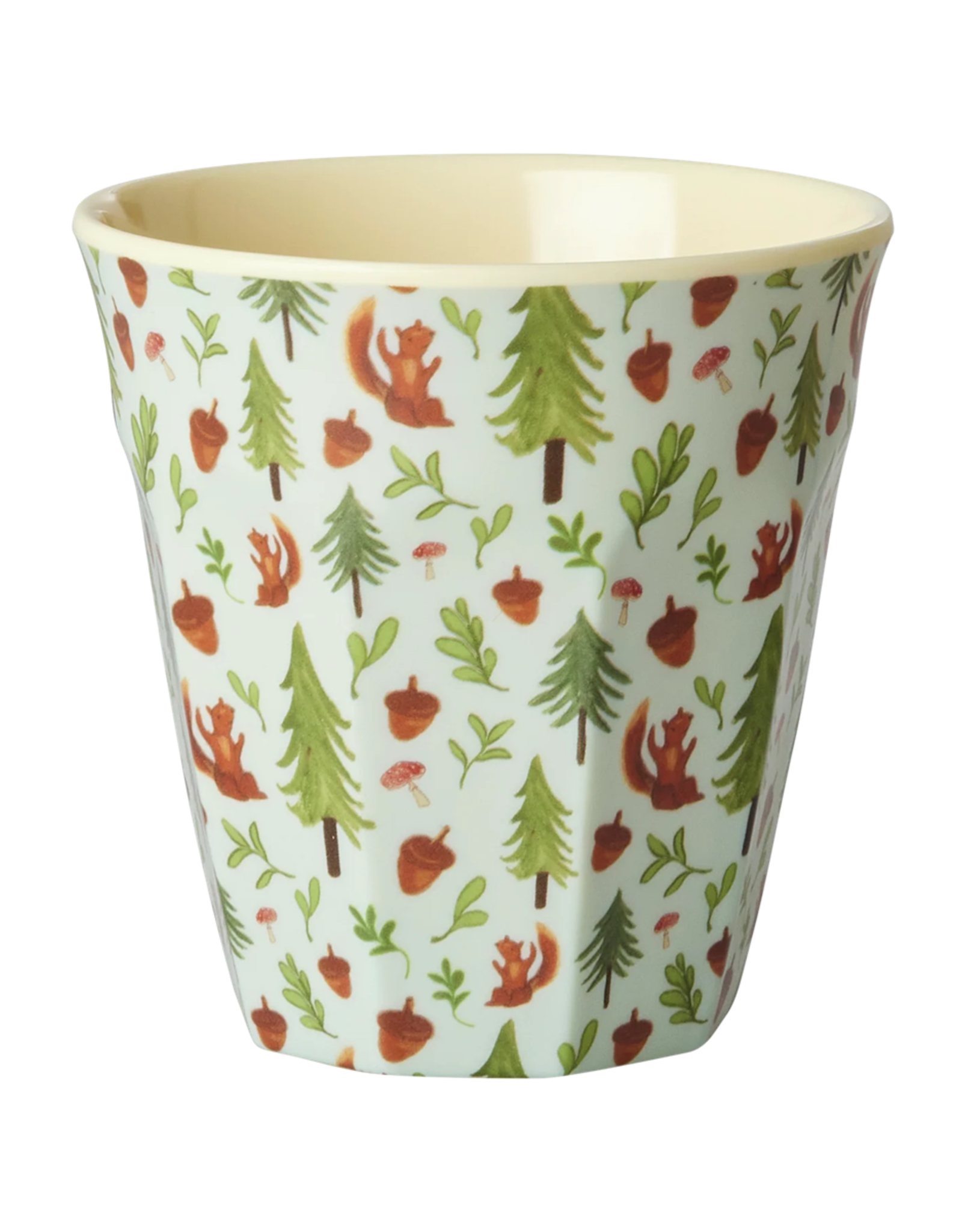 Rice Beker Melamine met Happy Forest Print - Rice