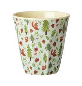 Rice Beker Melamine met Happy Forest Print - Rice
