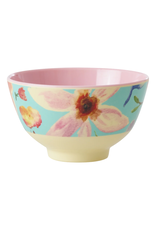 Rice Kom Melamine Small met Selma Flower print - Rice