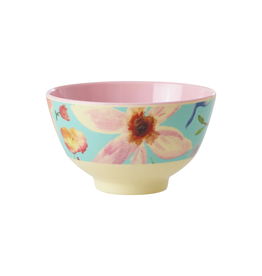 Rice Kom Melamine Small met Selma Flower print - Rice