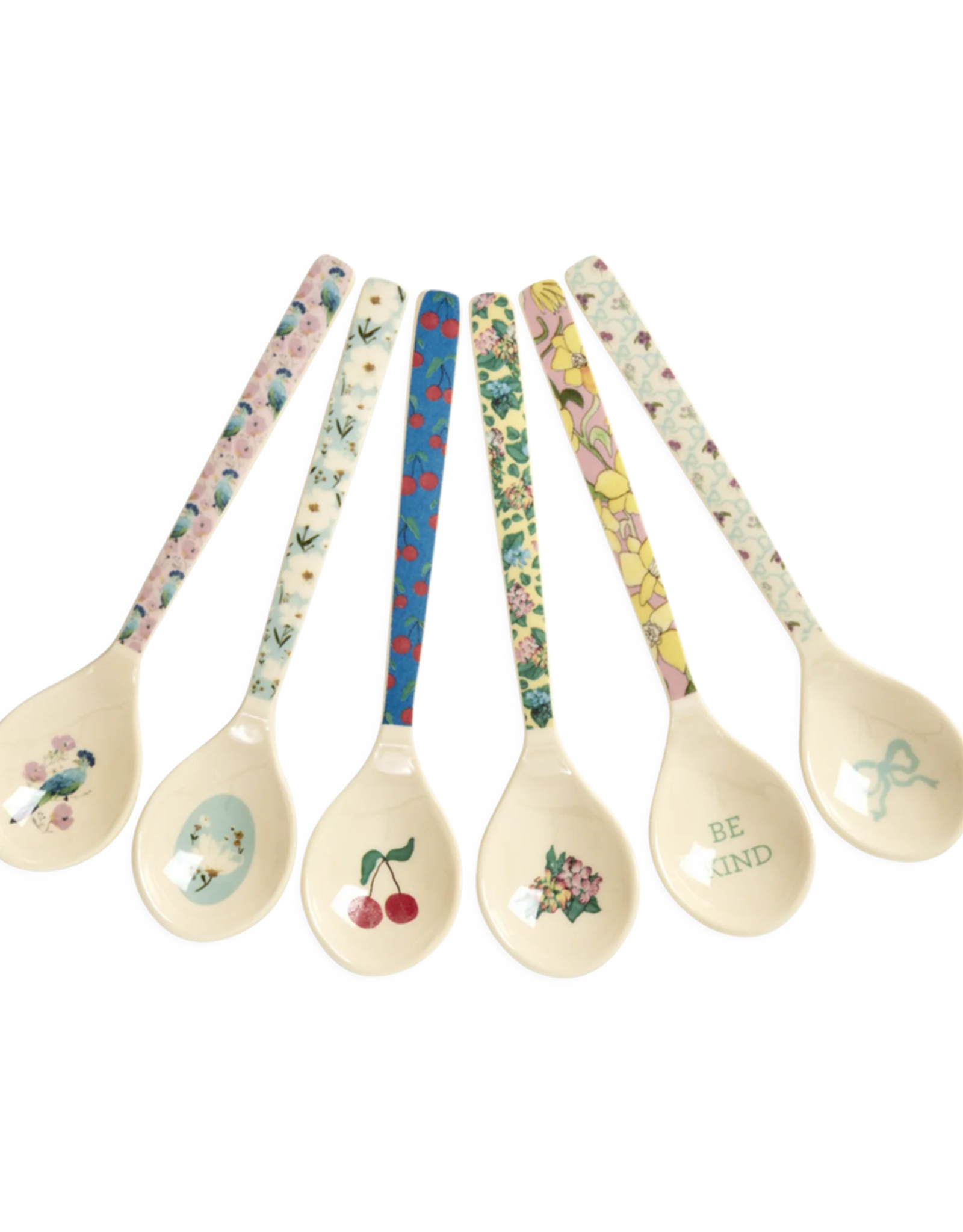 Rice Theelepel met Print - Rice