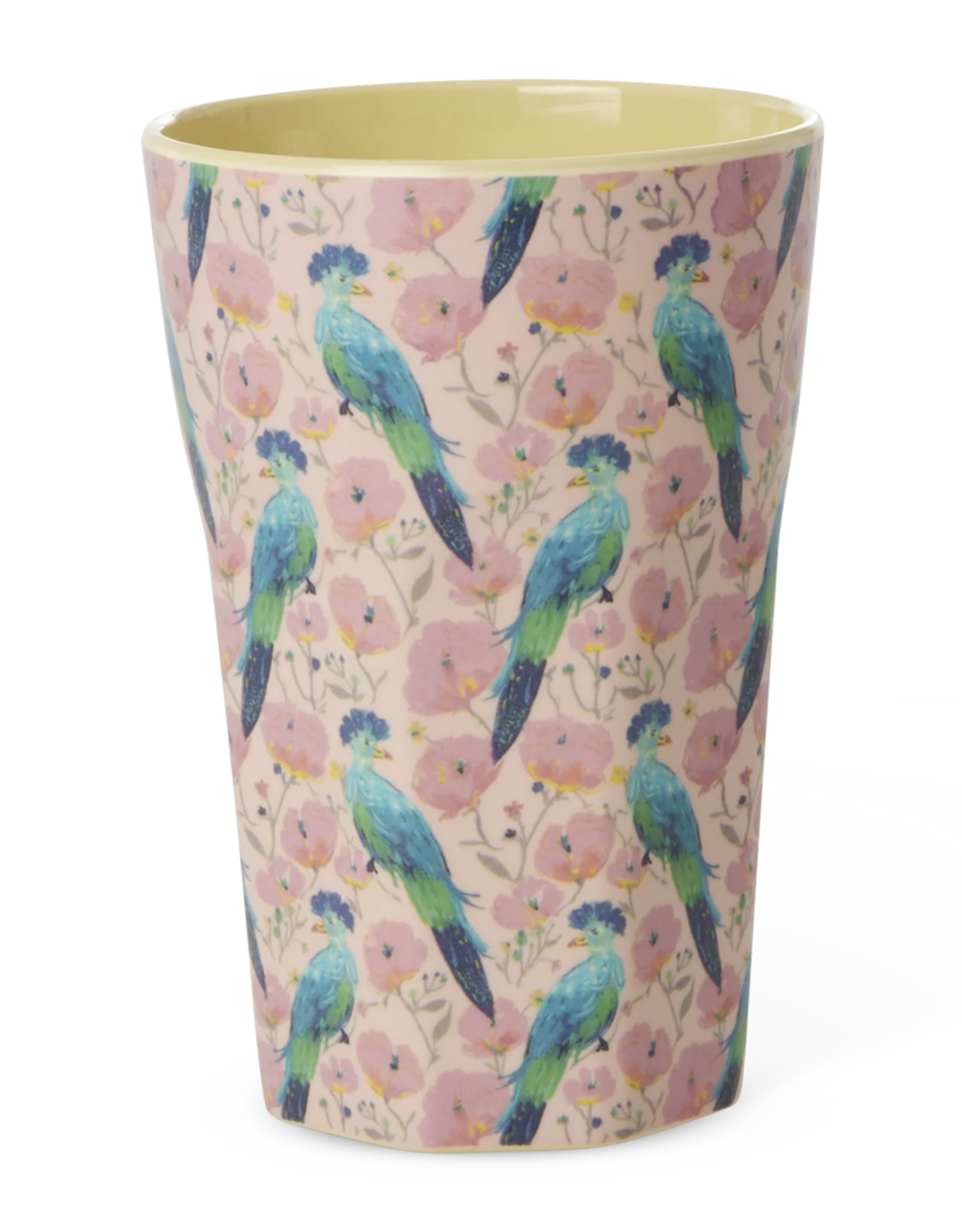 Rice Beker Groot Melamine met Exotic Bird print - Rice