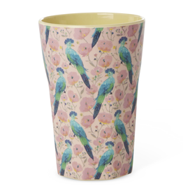 Rice Beker Groot Melamine met Exotic Bird print - Rice
