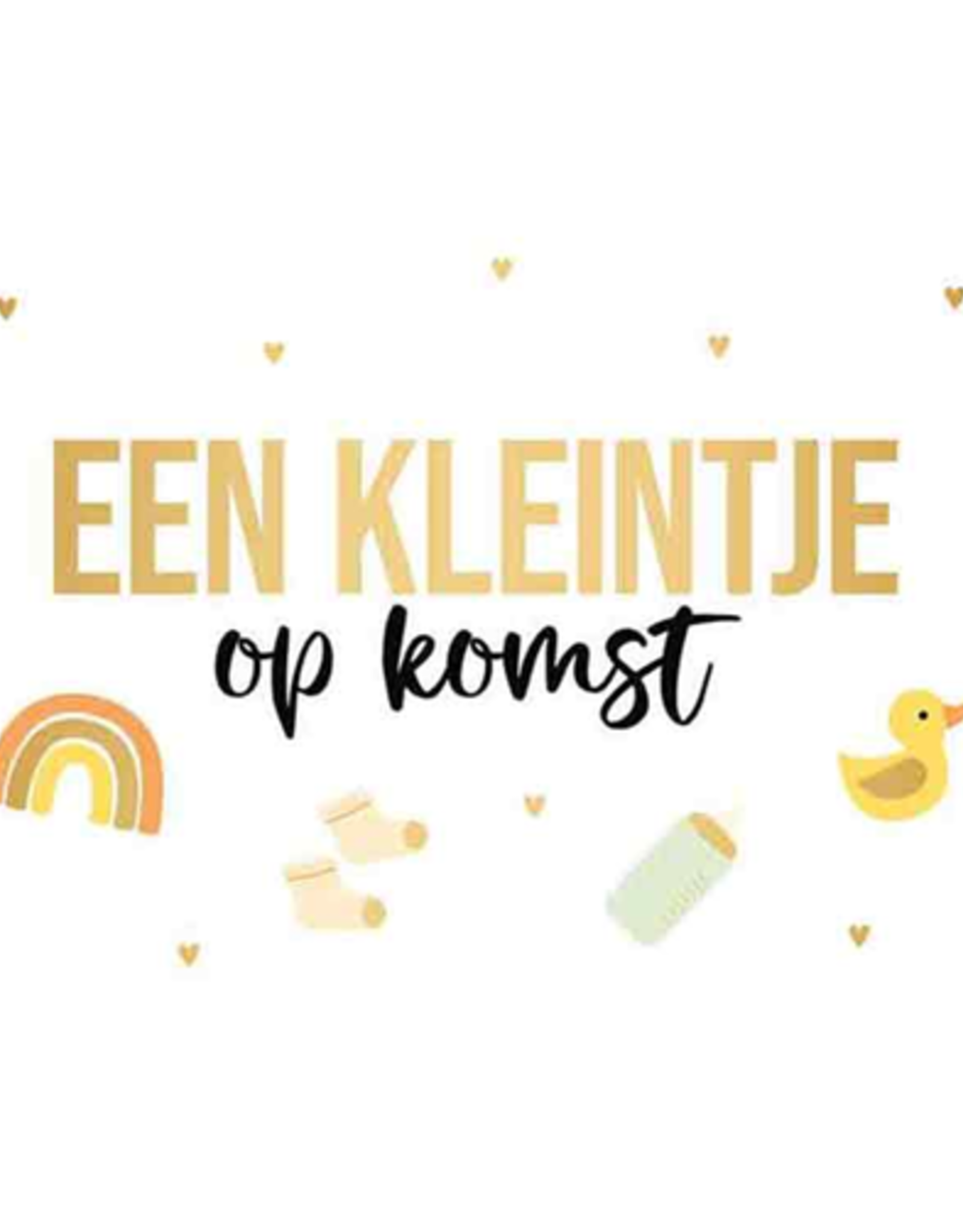 Een Kleintje op Komst - Wenskaart Daisy
