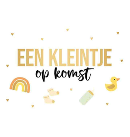 Een Kleintje op Komst - Wenskaart Daisy