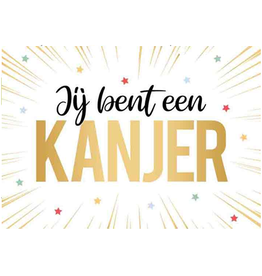 Jij bent een Kanjer - Wenskaart Daisy