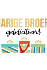 Jarige Broer Gefeliciteerd - Wenskaart Daisy