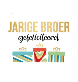 Jarige Broer Gefeliciteerd - Wenskaart Daisy