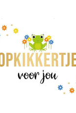 Opkikkertje - Wenskaart Daisy