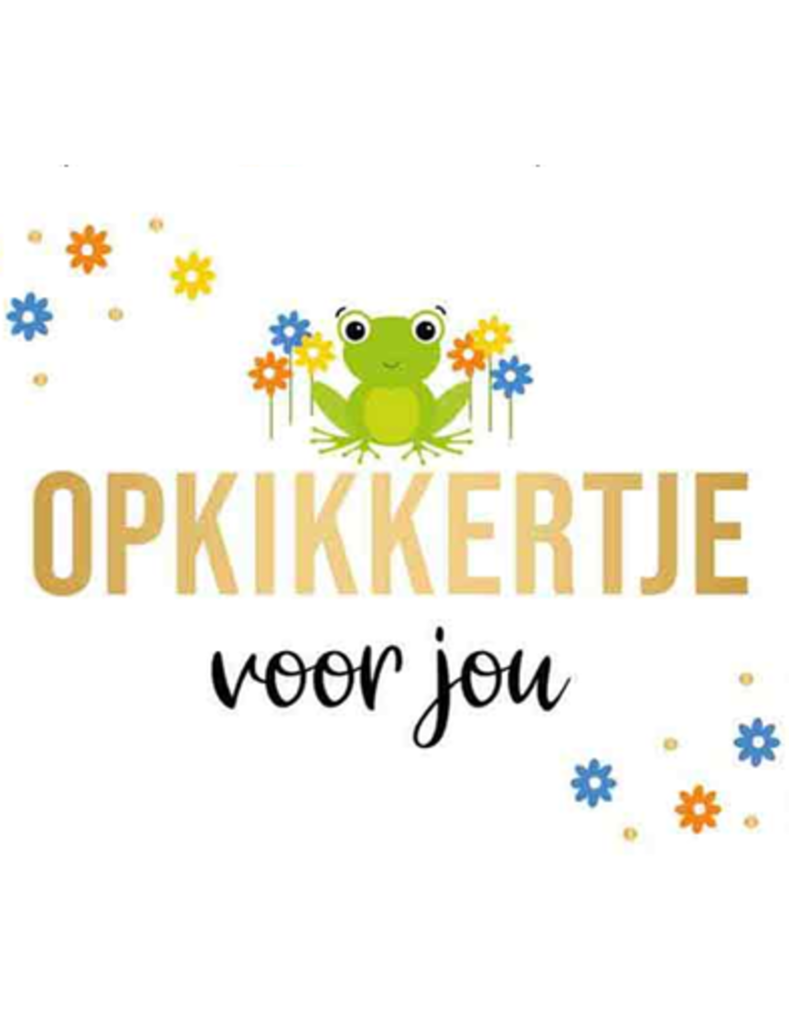 Opkikkertje - Wenskaart Daisy