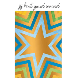 Jij bent goud waard - Wenskaart Bliss