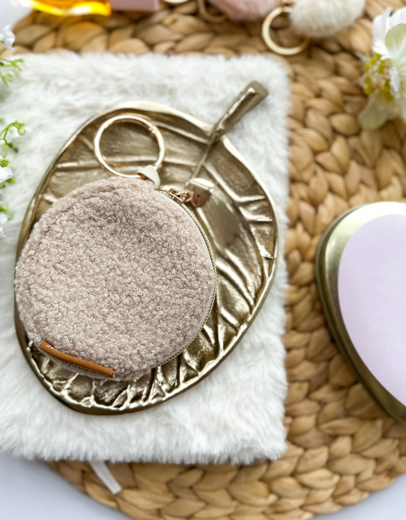 Portemonneetje Beige