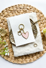 Sleutelhanger "Hart Roze"