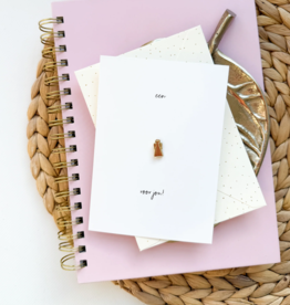 Pin "Een Engel voor Jou" goud (incl envelop)