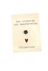 Een Steentje vol bescherming (Cadeaukaartje) - Tijgeroog