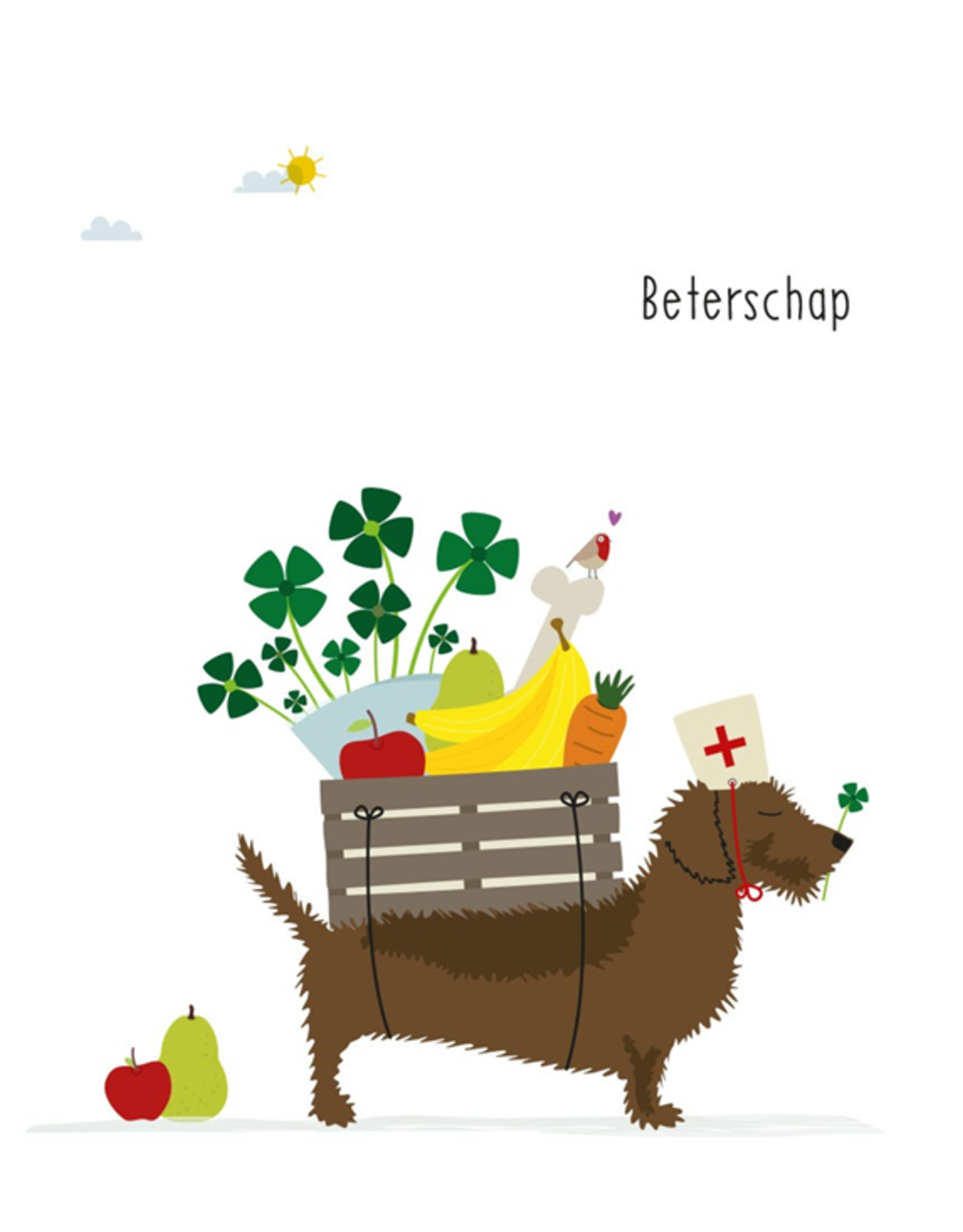 Beterschap - Wenskaart Frits