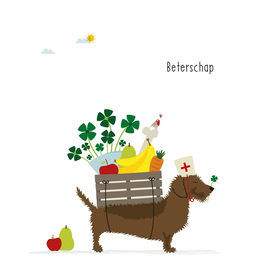 Beterschap - Wenskaart Frits