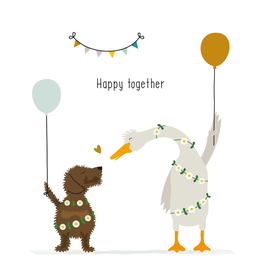 Happy Together - Wenskaart Frits