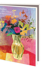 Kaartenmapje met env, klein: Atelier des fleurs, Ad van Bokhoven