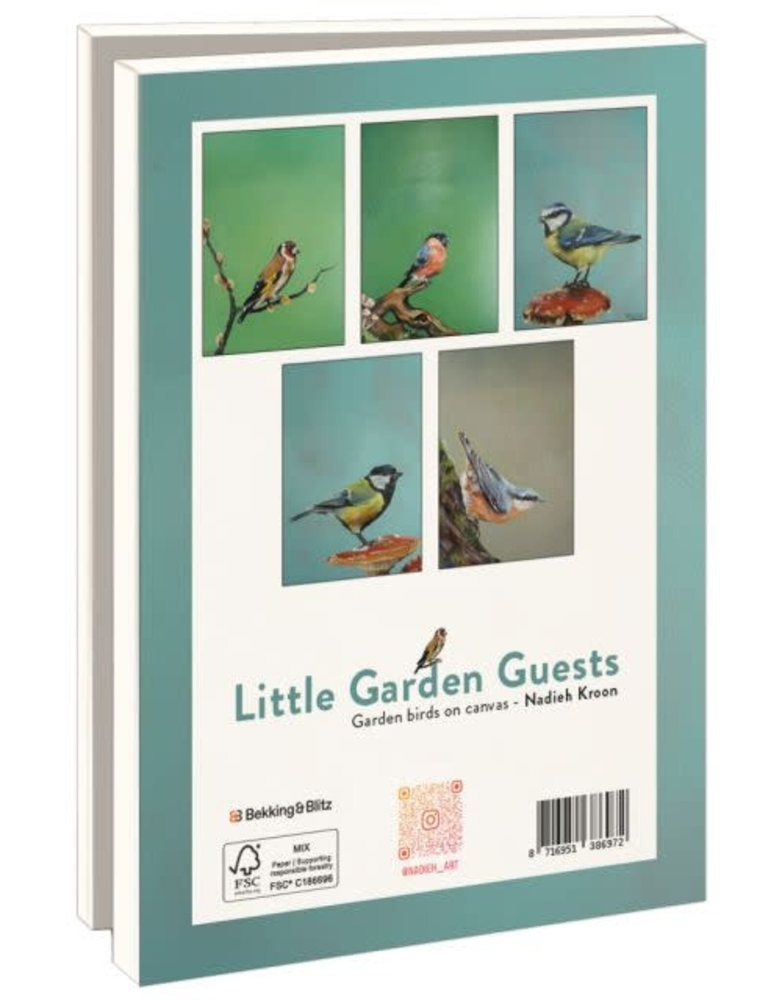 Kaartenmapje met env, groot: Little Garden Guests, Nadieh Kroon