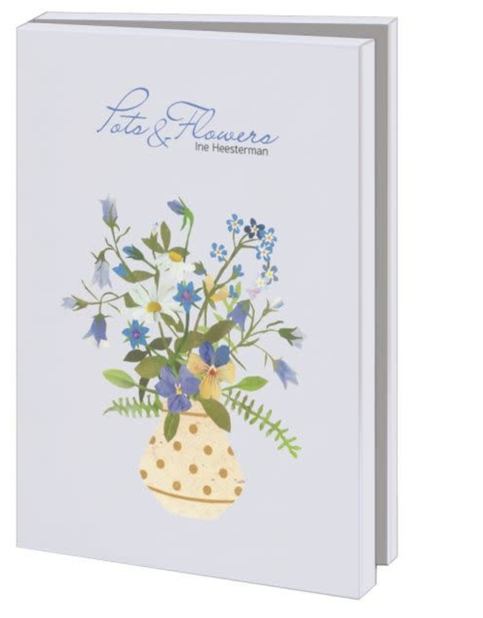 Kaartenmapje met env, groot: Pots & Flowers, Ine Heesterman
