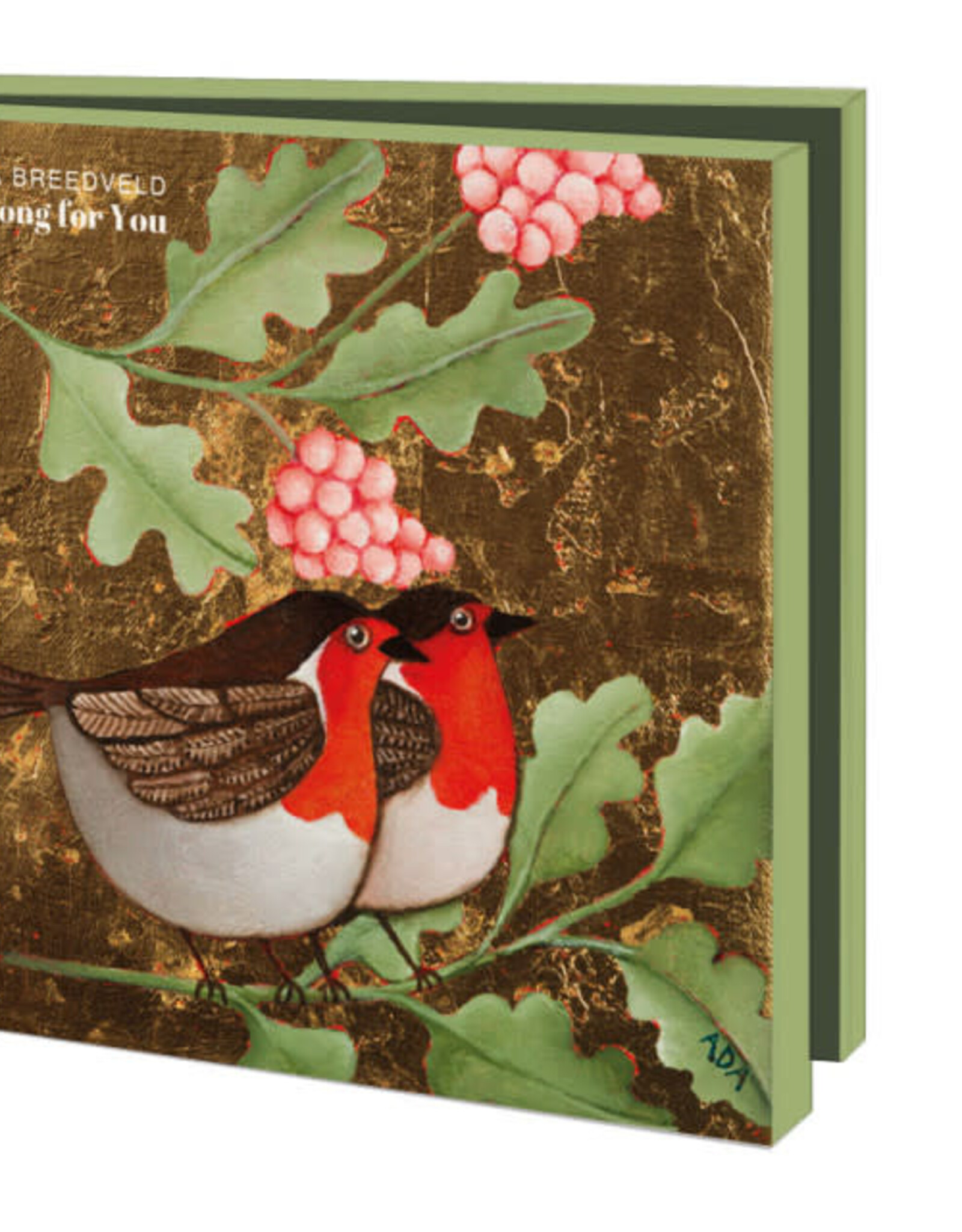 Kaartenmapje met env, vierkant: A Song for You, Ada Breedveld