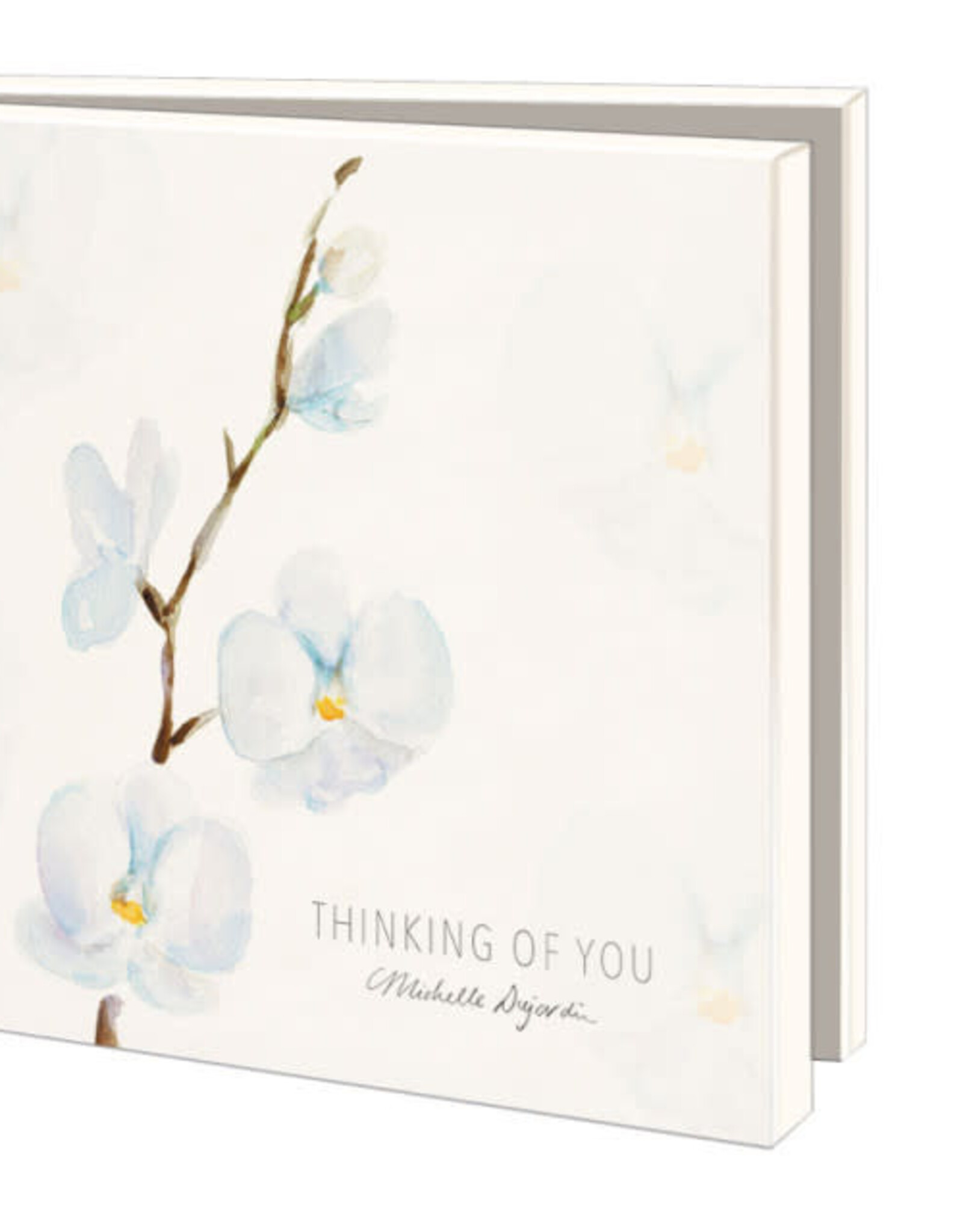 Kaartenmapje met env, vierkant: Thinking of you, Michelle Dujardin