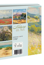 Kaartenmapje met env, vierkant: Nature in Art