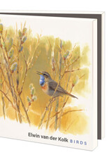 Kaartenmapje met env, vierkant: Birds, Elwin van der Kolk