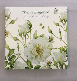 Kaartenmapje met env. vierkant: White Elegance, Janneke Brinkman-Salentijn