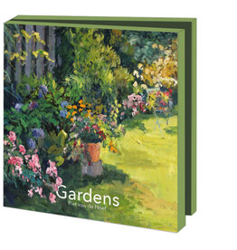 Kaartenmapje met env, vierkant: Gardens, Piet van de Hoef